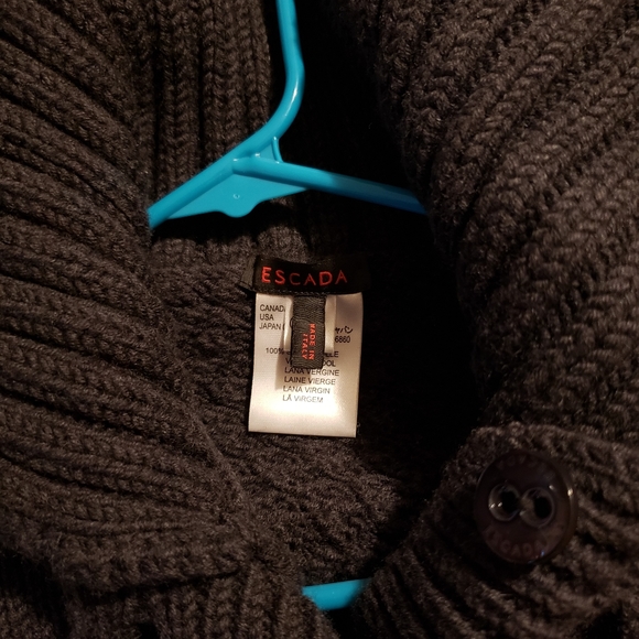 Escada knit wool cape - Picture 4 of 4